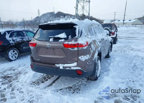 2017 Toyota Highlander Xle from USA, damaged, VIN 5TDJZRFHXHS397382